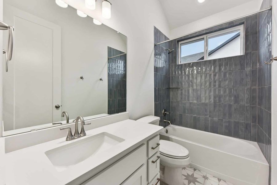 Furnished interior view inside a new home in Sweetwater, Austin (Image 18).