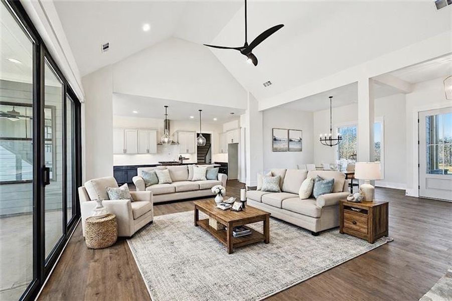 Furnished interior view inside a new home in , Rydal (Image 5). Furnished interior view inside a new home in , Rydal (Image 5).