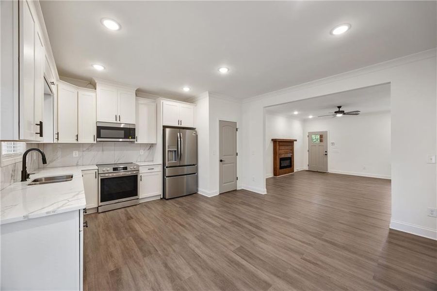Furnished interior view inside a new home in , Monroe (Image 13). Furnished interior view inside a new home in , Monroe (Image 13).