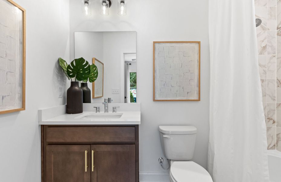 Furnished interior view inside a new home in Skyline, Nashville (Image 10).