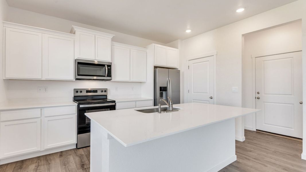 Furnished interior view inside a new home in Vista Meadows, Fort Lupton (Image 5).
