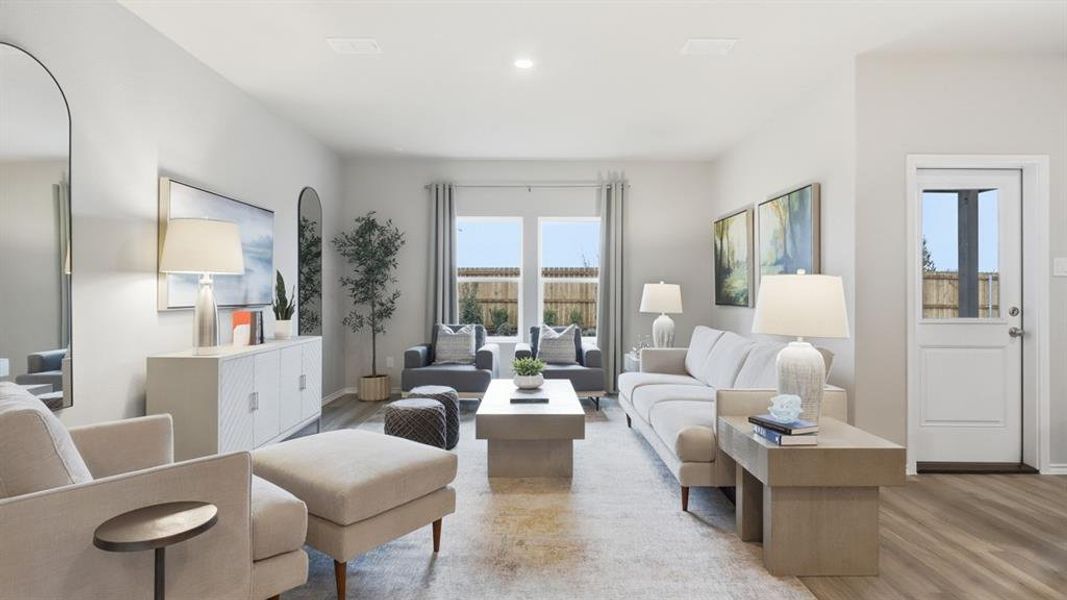 Furnished interior view inside a new home in , Fort Worth (Image 14).