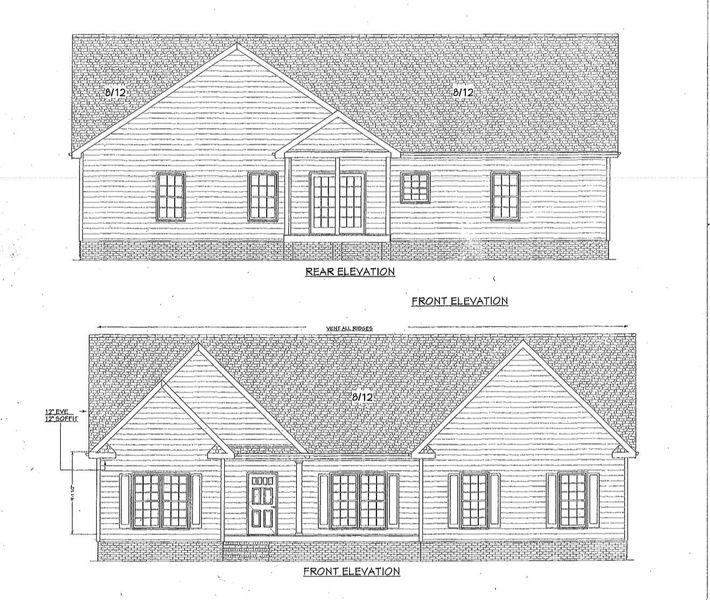 Exterior rendering of this home design in , Rock Hill, SC (Image 3).