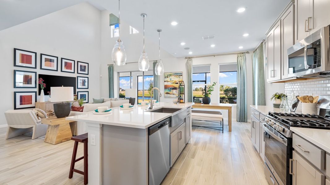 Representative furnished interior of a home built from the Bahama by Taylor Morrison in Palms at Coasterra, Palmetto (Image 13).