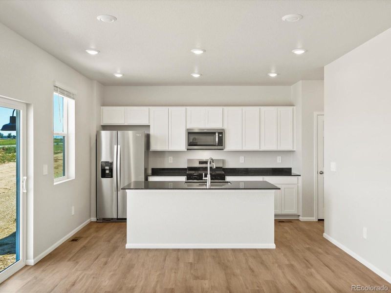 Furnished interior view inside a new home in Lake Bluff, Greeley (Image 7). Furnished interior view inside a new home in Lake Bluff, Greeley (Image 7).