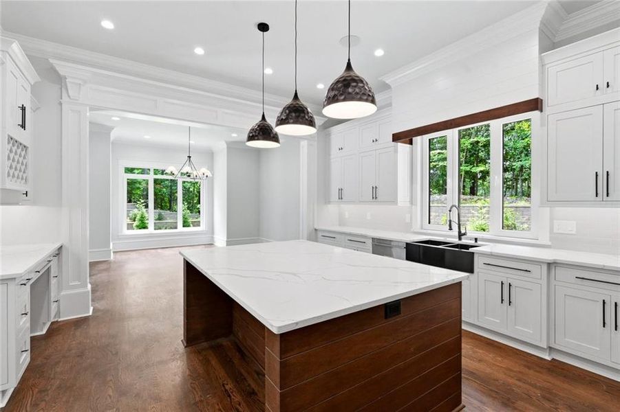 Furnished interior view inside a new home in , Roswell (Image 8).