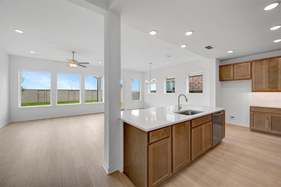 Furnished interior view inside a new home in , League City (Image 14).