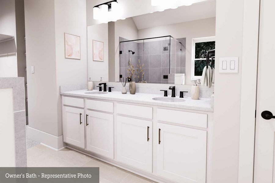 Representative furnished interior of a home built from the The Flora by David Weekley Homes in Briggs Ranch – Select Classic Series, San Antonio (Image 5).