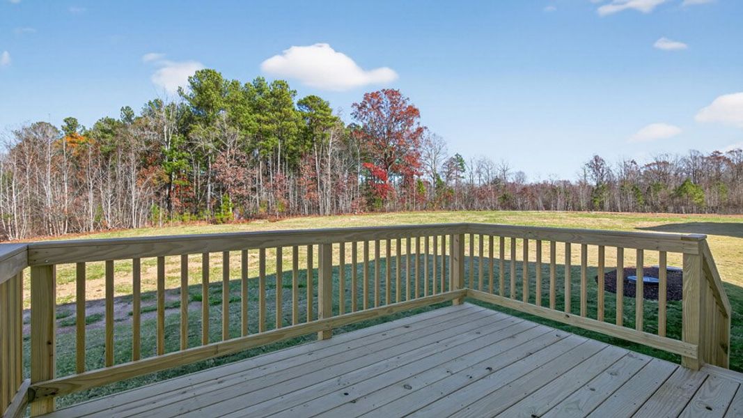 Exterior details and patio area of a home in Baker Farm, Youngsville (Image 15).