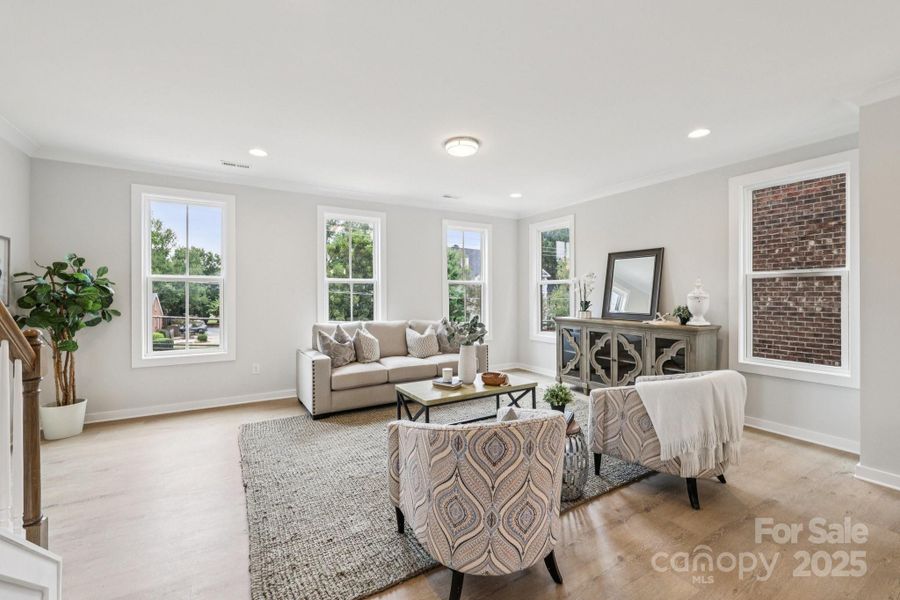 Furnished interior view inside a new home in Walk23, Huntersville (Image 16).