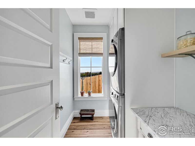 Main floor laundry room