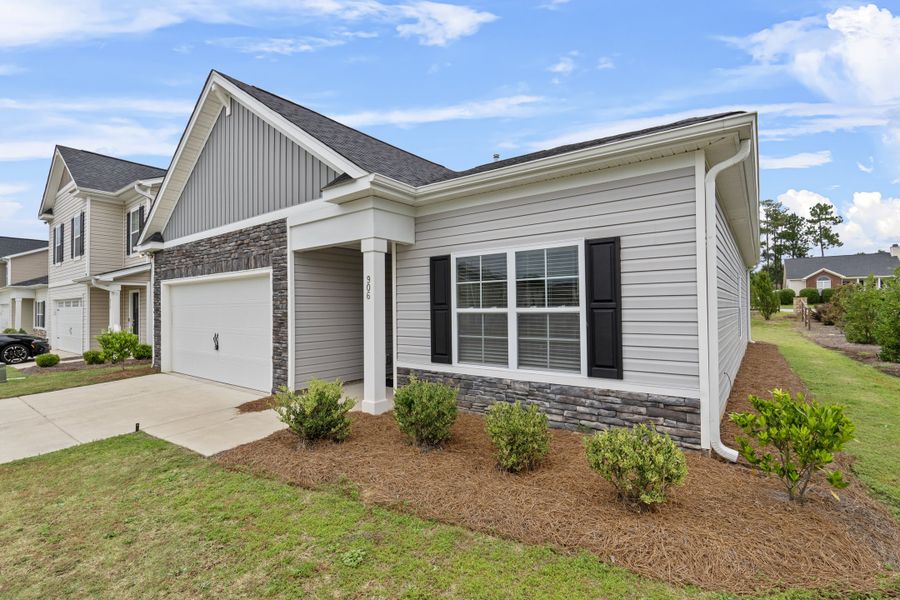 Front exterior of a new home in South Welcome, Greenville, SC, highlighting curb appeal (Image 20). Front exterior of a new home in South Welcome, Greenville, SC, highlighting curb appeal (Image 20).