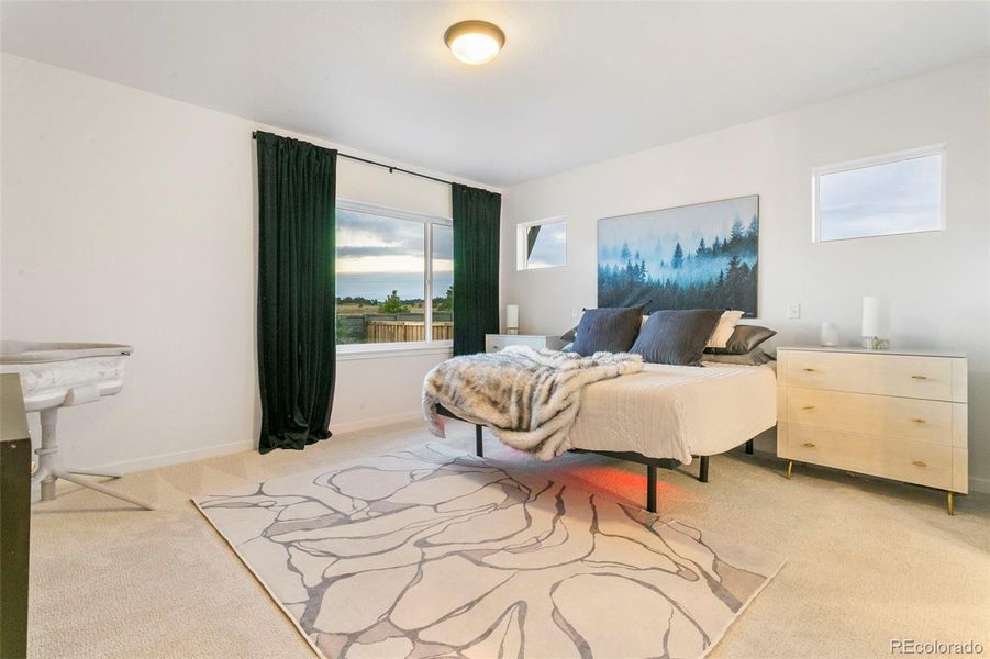 Furnished interior view inside a new home in , Colorado Springs (Image 23).