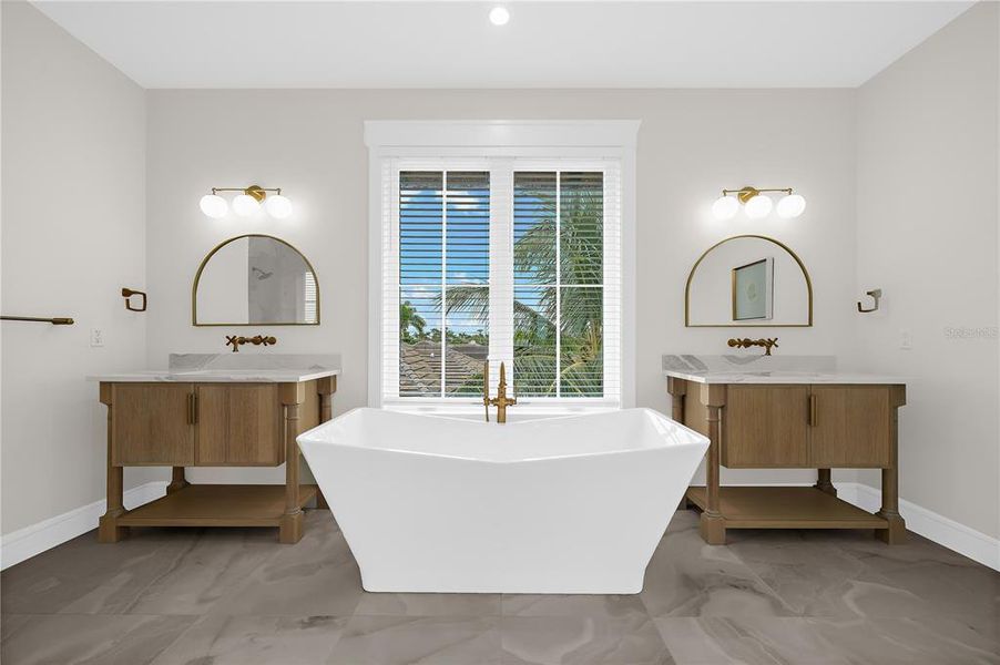 Furnished interior view inside a new home in , Sarasota (Image 53).