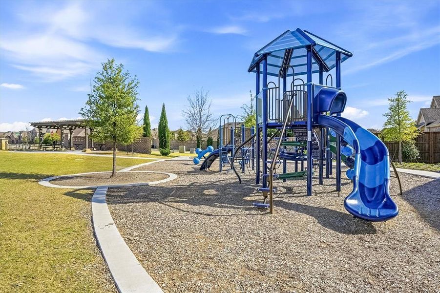View of community playground