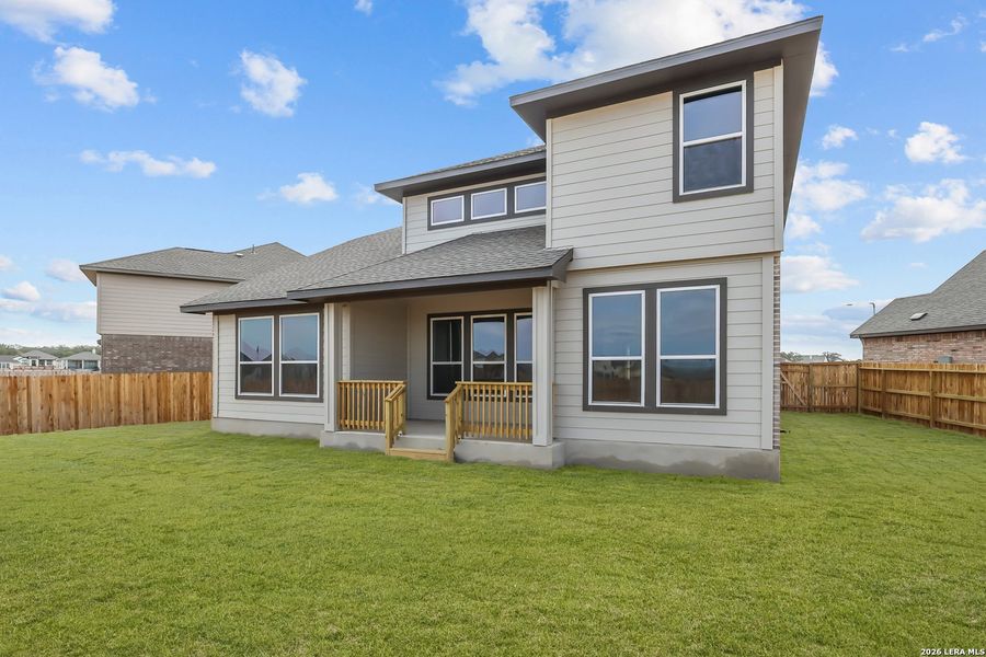 Exterior details and patio area of a home in Megan's Landing, Castroville (Image 24). Exterior details and patio area of a home in Megan's Landing, Castroville (Image 24).