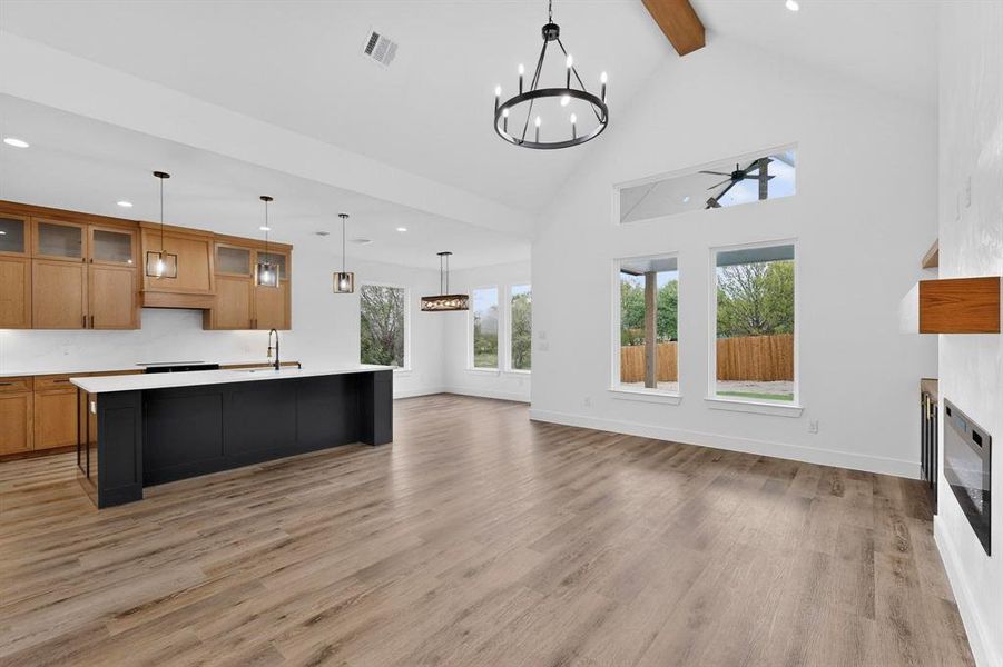 Furnished interior view inside a new home in , Azle (Image 8).