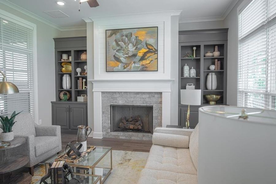 Furnished interior view inside a new home in Myers Park, Arlington (Image 4).