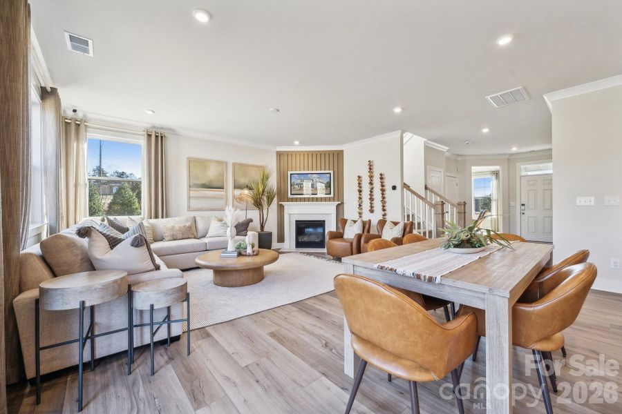 Furnished interior view inside a new home in Cannon Manor, Kannapolis (Image 13).