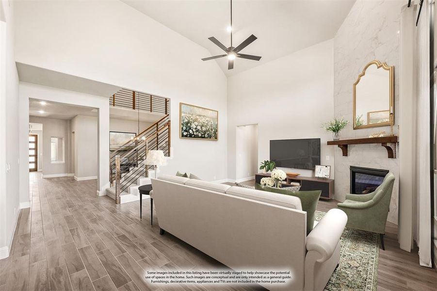 Furnished interior view inside a new home in Devonshire Classic 60-65, Forney (Image 13). Furnished interior view inside a new home in Devonshire Classic 60-65, Forney (Image 13).