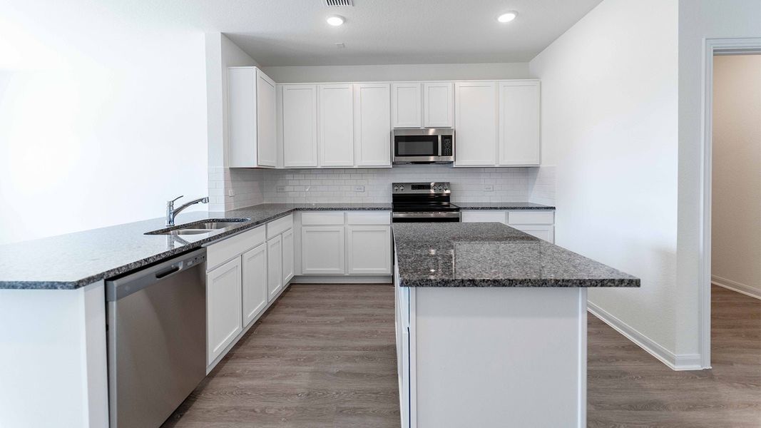 Furnished interior view inside a new home in Katzer Ranch, Converse (Image 8).