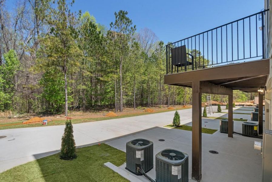 Exterior details and patio area of a home in , Stockbridge (Image 3).