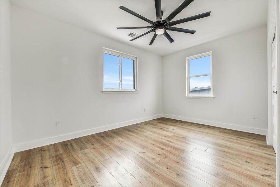 Each secondary bedroom feels spacious, bright, and thoughtfully designed. Comfort is never an afterthought here.