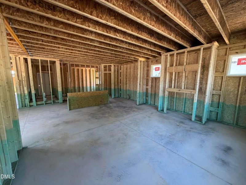 In-progress construction of a new home in Wendell Ridge, Wendell, NC (Image 28).