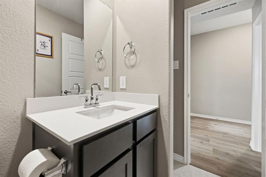Furnished interior view inside a new home in , Fate (Image 25).