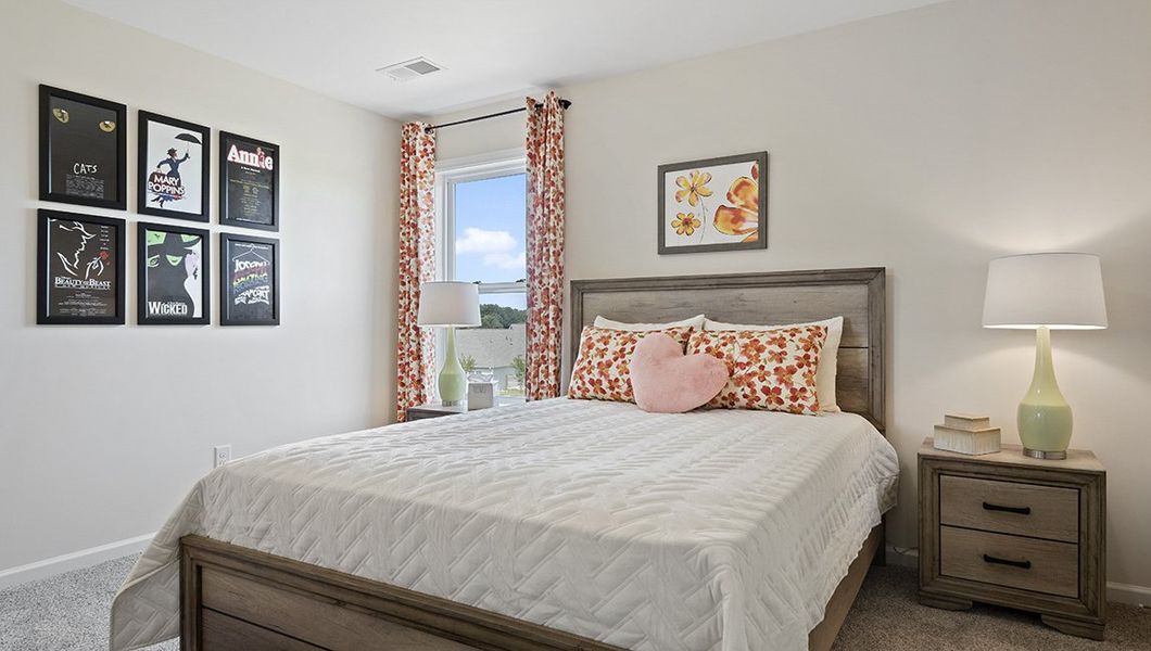 Representative furnished interior of a home built from the WINDSOR by D.R. Horton in Whitehawk Meadows, Travelers Rest (Image 19).
