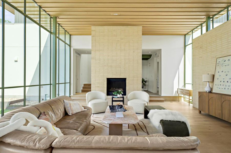 Furnished interior view inside a new home in , Austin (Image 17).