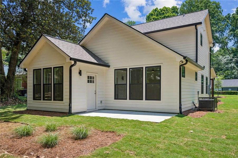 Exterior details and patio area of a home in , Atlanta (Image 20).