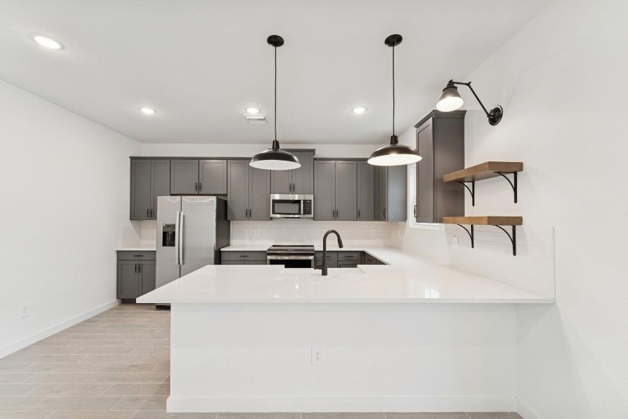 Furnished interior view inside a new home in , Fort Pierce (Image 6).