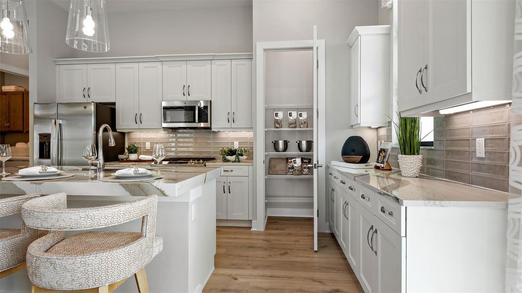 Furnished interior view inside a new home in Cresswind Palm Beach at Westlake, Westlake (Image 10).