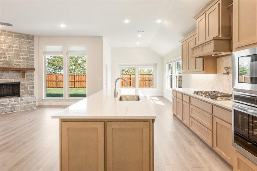 Furnished interior view inside a new home in Waterscape Classic 60s, Royse City (Image 8).