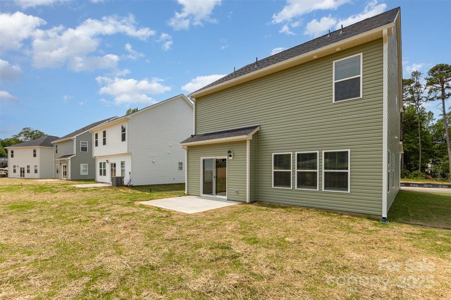 Back patio. Representative Photo