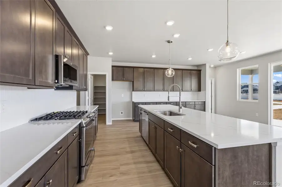 Furnished interior view inside a new home in , Aurora (Image 6).