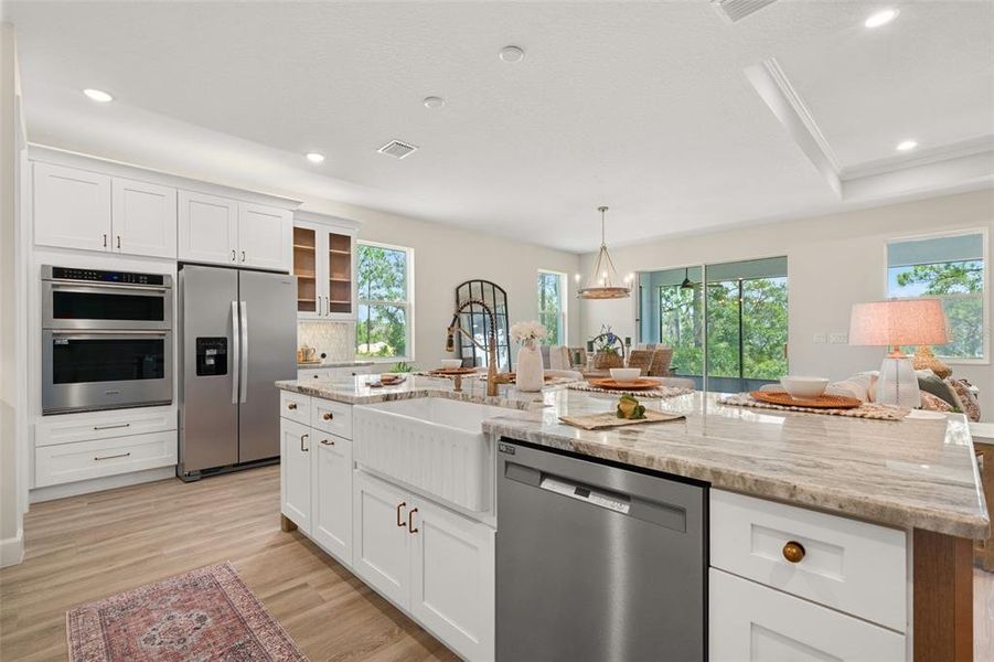 Furnished interior view inside a new home in , Sebring (Image 13).