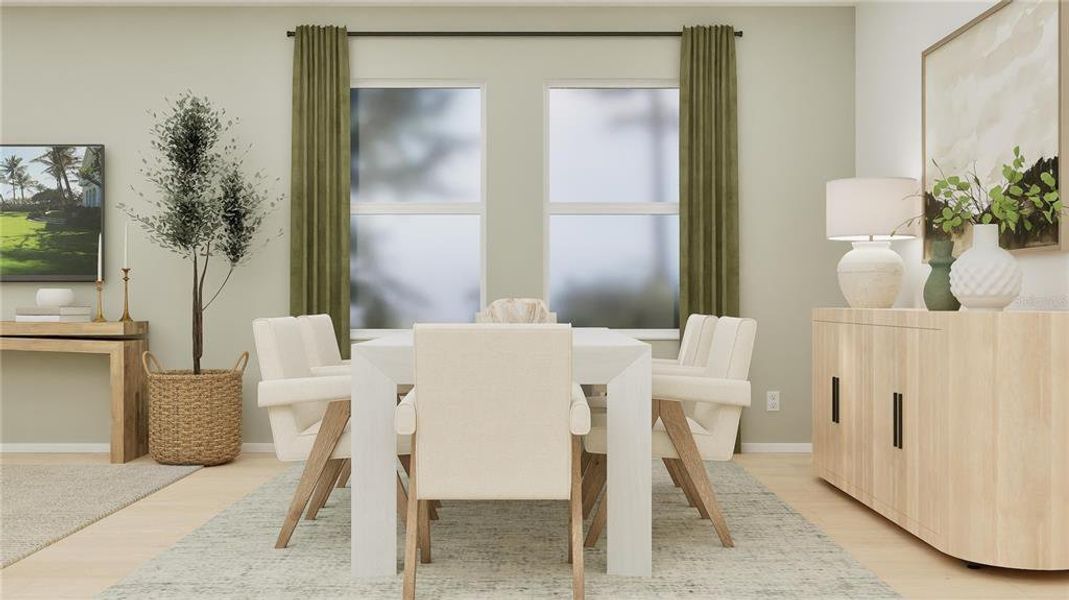 Furnished interior view inside a new home in , St. Cloud (Image 13).