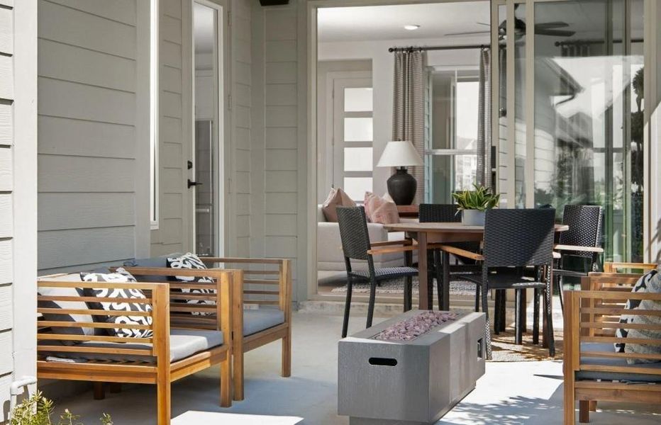 Furnished interior view inside a new home in Terrace Collection at Harvest, Argyle (Image 10). Furnished interior view inside a new home in Terrace Collection at Harvest, Argyle (Image 10).