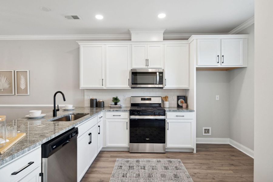 Furnished interior view inside a new home in Abbey Walk, Moncks Corner (Image 6). Furnished interior view inside a new home in Abbey Walk, Moncks Corner (Image 6).