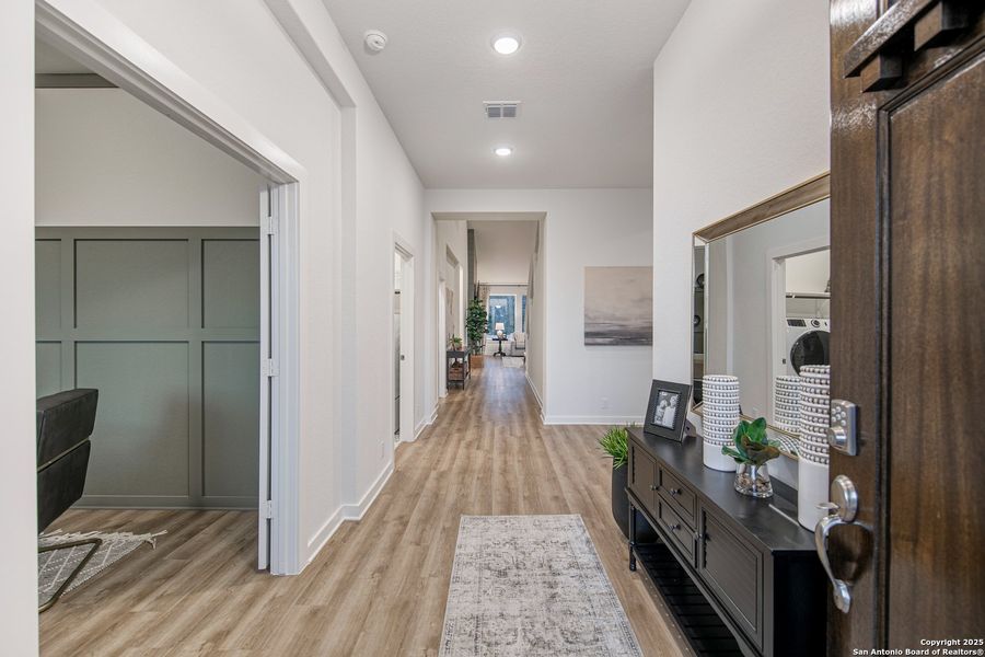 Furnished interior view inside a new home in Buffalo Crossing, Cibolo (Image 31).