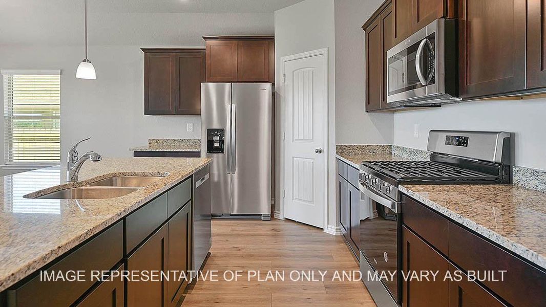 Representative furnished interior of a home built from the Dakota by D.R. Horton in Pleasant Hill, Bryan (Image 6).