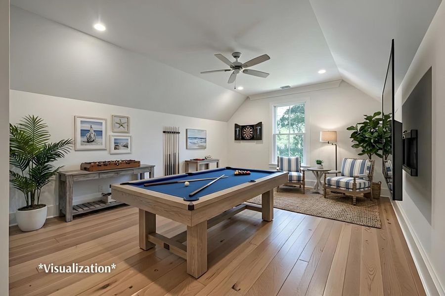 Furnished interior view inside a new home in , Seabrook Island (Image 43).