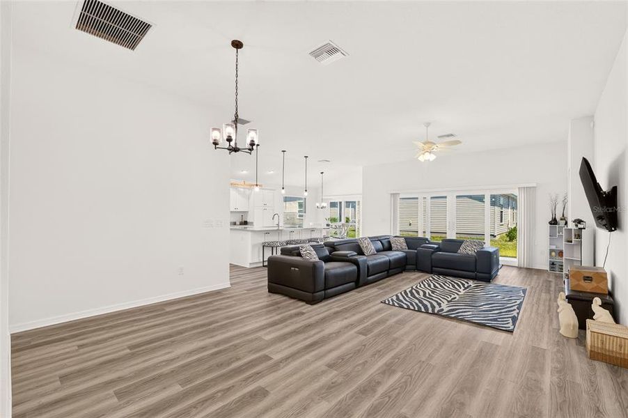 Furnished interior view inside a new home in , The Villages (Image 13).