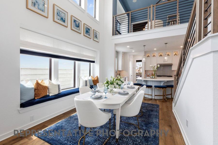 Furnished interior view inside a new home in Pomona, Manvel (Image 31).