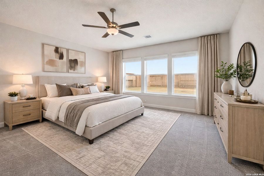 Furnished interior view inside a new home in Meyer Ranch – Legacy Series, New Braunfels (Image 6).