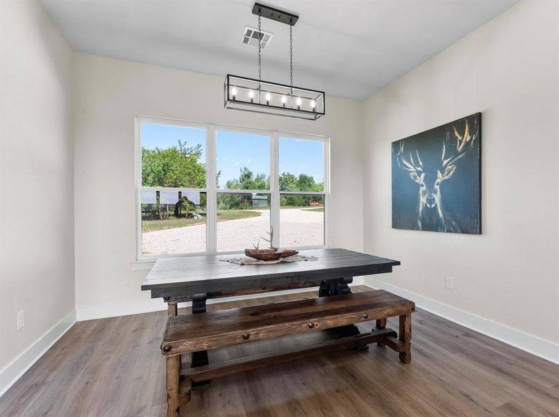 Furnished interior view inside a new home in , Hubbard (Image 8).
