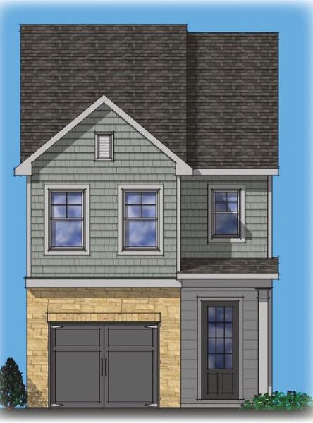 Representative rendering of the exterior for the McAfee by Rocklyn Homes (Image 3). Representative rendering of the exterior for the McAfee by Rocklyn Homes (Image 3).