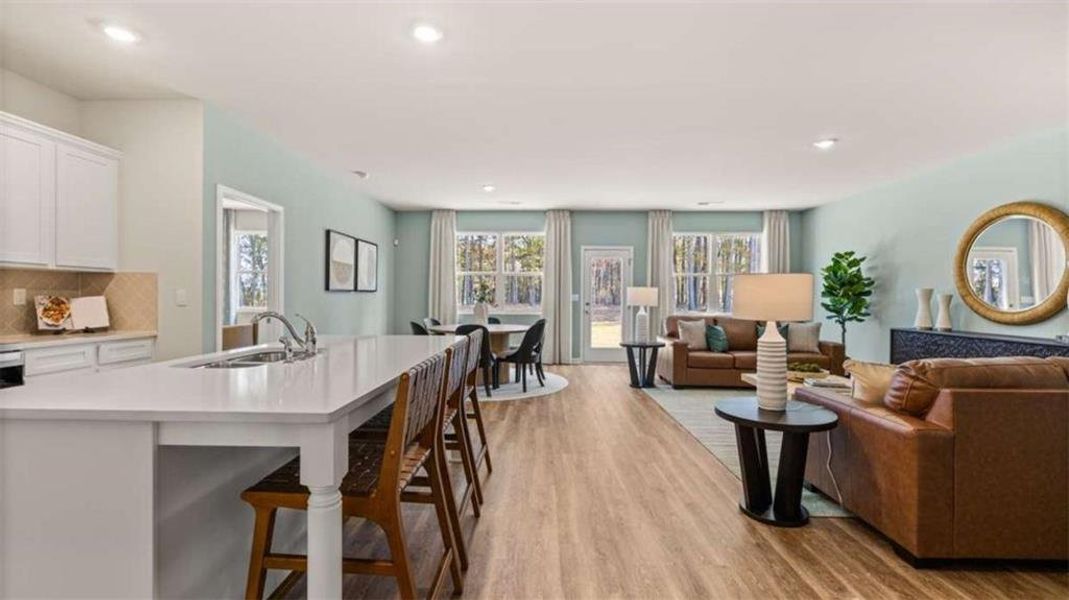Furnished interior view inside a new home in Poplar Preserve, Newnan (Image 11).
